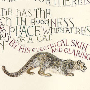 Tess Cooling calligraphy detail